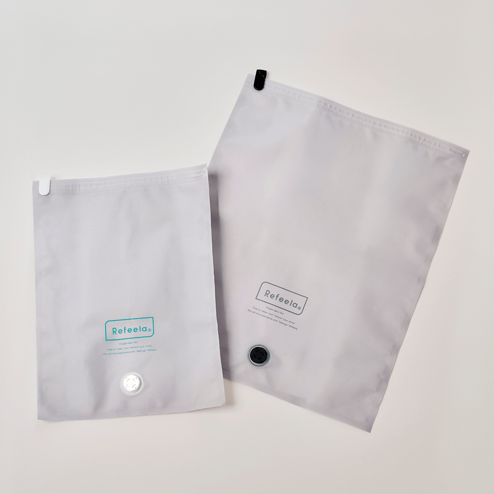 バルブ式衣類圧縮袋2枚入